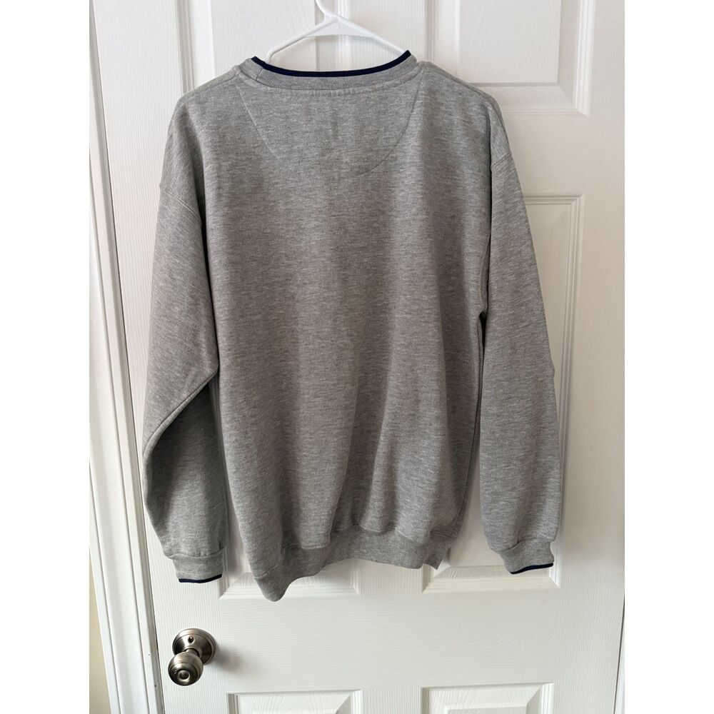 Vintage‎ Disney Winnie The Pooh Embroidered Sweatshirt - Grey & Navy - Large - Picture 6 of 9